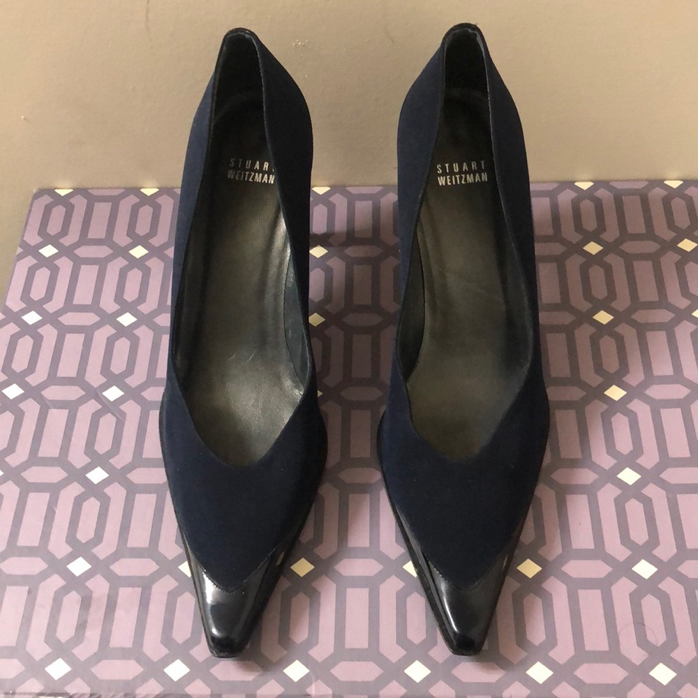 Stuart Weitzman Navy Heels